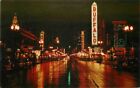 Autos 1950er Jahre Nacht Neon Theater Marquee Teich Gunzburger Buffalo New York 1090
