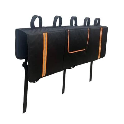 Almohadilla de bicicleta para puerta trasera 53 pulgadas con bolsillos para herramientas alfombrillas de protección para camioneta Foto 1 de 4