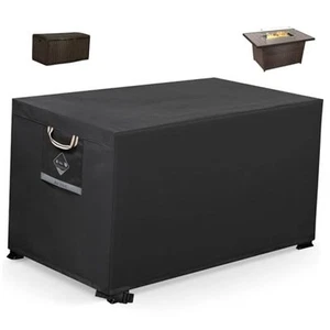 Fire Pit Cover Rectangle Super Rectangular - 56" L x 38" W x 22" H Black - Picture 1 of 7
