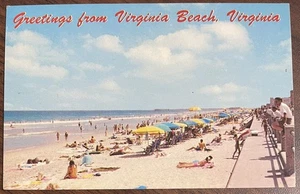 Virginia Beach VA, Virginia, General Greetings, Playground of the South Postcard - Picture 1 of 2