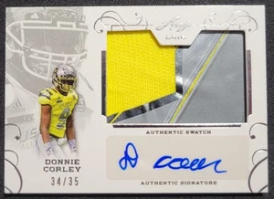 Donnie Corley 2016 Hoja Ejército de Estados Unidos All American Bowl Parche Automático RPA/35 Michigan - Imagen 1 de 2