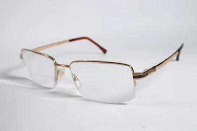 Stepper Eyeglasses SI-4132 Mens Gold F010 Semi-Rimless Titanium Glasses Frames - Image 1 of 4