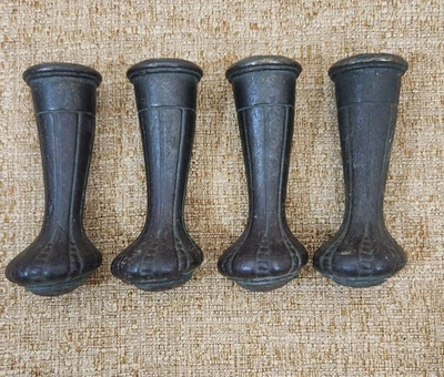 Juego de 4 tapas patas muebles hierro fundido pies decorativos Foto 1 de 4