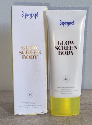 Supergoop Glow Screen Body Sunscreen Lotion SPF 40 Oil Free Glow Finish 3.4 Fl - Image 1 of 4