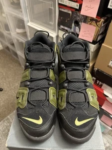 Nike Air More Uptempo '96 Black Rough Green Mens DH8011 001 SIZE 11.5 Pippen - Picture 1 of 9