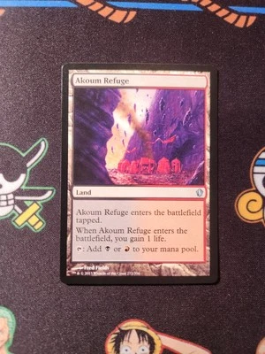 EXACT CARD PICTURED Akoum Refuge C13 0272 MTG Commander 2013 Eng Non-F - Image 1 of 2