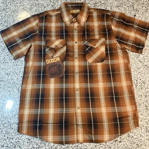Dixxon Flannel Co Shirt Mens Large D Lux Bamboo Blend The Barrel  Snap - Picture 1 of 10