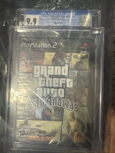 Cgc Graded 9.9 A+ Grand Theft Auto San Andreas black label!!!  - Picture 1 of 1