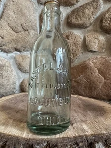 Capital de vidrio vintage S.W. BOTELLA DE REFRESCO COLÓN OHIO 7 OZ CO antigua - Imagen 1 de 8
