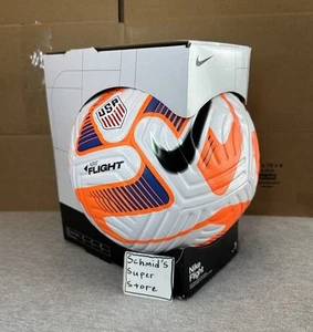 Balón de fútbol Nike Flight oficial partido talla 5 AEROWSCULPT ACC EE. UU. naranja blanco - Imagen 1 de 8