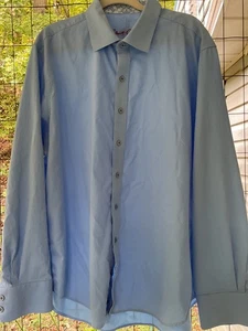 Robert Graham Herren 3XL Flip Cuff Button Hemd Blau Paisley Langarm - Bild 1 von 10