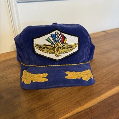 80s Indianapolis Speedway Motor Velvet SnapBack Hat - Image 1 of 4