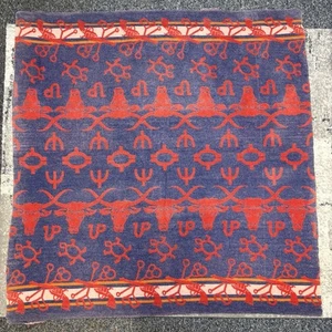 Coperta cowboy western vintage coperta campeggio pittorica marchio tori revolver - Foto 1 di 9