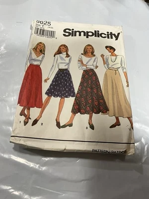 Simplicity 8625 Misses Sz 18-22 Skirt w/ Elastic Waist Sewing Pattern Y Cut - Image 1 of 4