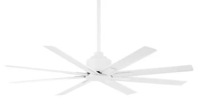 MinkaAire Xtreme H2O 52" 8 Blade Indoor / Outdoor Ceiling Fan F896-52-WHF  P1 - Image 1 of 3
