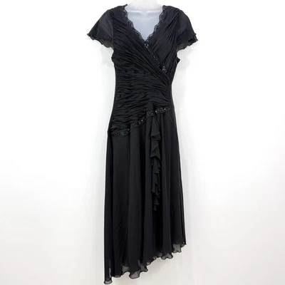 Vestido De Colección Y2K Sangría Mujer 14W Capricho Hada Grunge Asimétrico Evento Aleta Foto 1 de 4