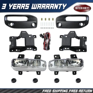 Front LED Fog Lights w/Switch & Bezels For 2019-2022 2023 24 Dodge RAM 2500 3500 - Bild 1 von 15