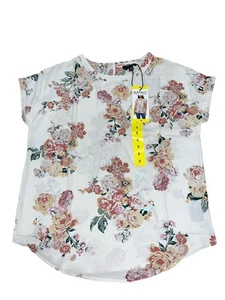 NWT Women's Ivory Blossom BUFFALO DAVID BITTON Blouse *XS* - Picture 1 of 2