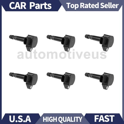 Ignition Coil 6X NGK For Honda Accord 2000 2001 2002 2003 2004 2005 2006 2007 - Image 1 of 2