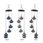 Wind Chimes Feeders Charming Decorative Easy to Use Unique with 6 Glass Balls