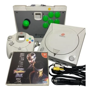 SEGA Dreamcast White Console/ Fighting Game Set VariationAvailable/JAPAN Tested - Picture 1 of 39