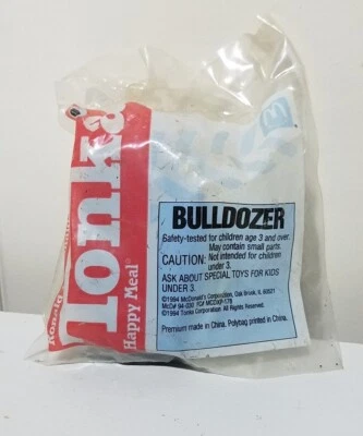 1994 McDonalds Happy Meal Tonka Trucks Bulldozer NIP - Image 1 of 4