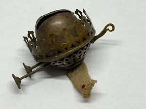 M.B. Co. NY Sun Duplex Oil Lamp Burner Dual Wick w/ Snuffer #2  1-3/16" Threads - Picture 1 of 7