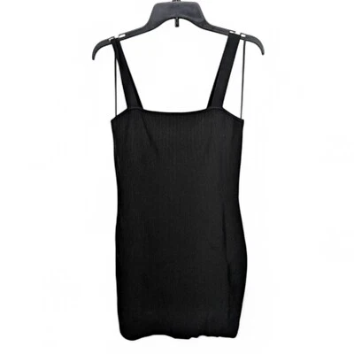 Bar III женщин квадратный вырез без рукавов свитер платье черный Sz средний новый с Ярлыками $49.50 - Изображение 1 из 2