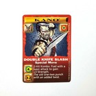 Mortal Kombat Kard Game TCG 1992 Kano Double Knife Slash Special Move Card Game