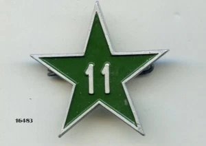 Abzeichen, Stern / 11 Französische Jugendbaustelle, (bemalt) - Bild 1 von 1