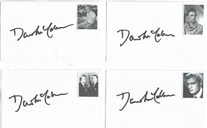 1) David McCallum Signed AUTO Autographed 3x5 Index Card NCIS The Man from UNCLE
