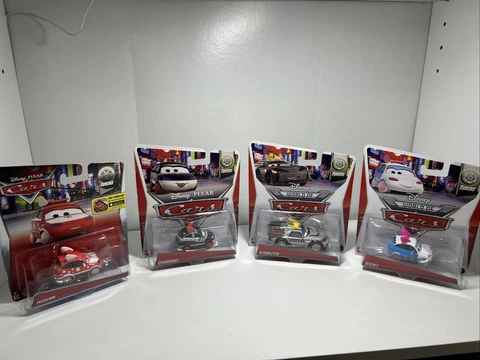 Disney Pixar Cars 2013 KABUTO CHISAKI  HARUMI SUKI LOT 4 Tuners Cover
