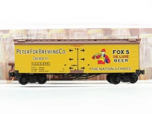 N Scale Micro-Trains MTL 05800200 NADX Fox Brewing 36' Wood Reefer #4751 - Picture 1 of 8