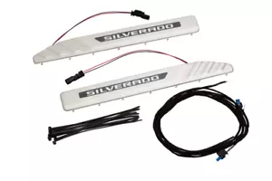 2022-2025 Silverado 1500 Illuminated Front Door Sill Plates w/ Script 85527845 - Picture 1 of 2