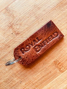 Leder Schlüsselanhänger leather keychain - Royal Enfield Classic OG - Picture 1 of 4