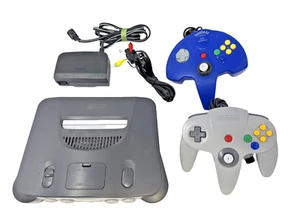 READY TO PLAY Nintendo 64 N64 Bundle with 2 Controllers TESTED WORKING - Picture 1 of 15