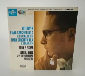 Leon Fleisher/George Szell - Beethoven Conc. 2 & 4 - Music Vinyl Record Album - Imagen 1 de 4