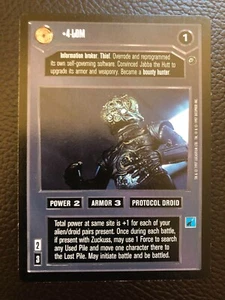 SWCCG Star Wars CCG Dagobah Limited bb 4-LOM LP/NM - Bild 1 von 1