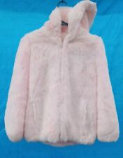 VTG Donnybrook Light Pink Faux Fur Jacket New In Plastic Size M