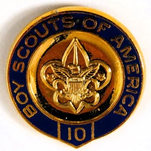 10 Years of Service in Boy Scout Pin [PN3188] - Picture 1 of 1