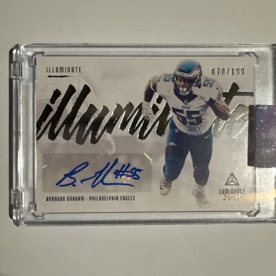 2019 Panini luminance Brandon Graham 70/99  autographed! (Super Bowl Winner) - Image 1 of 2
