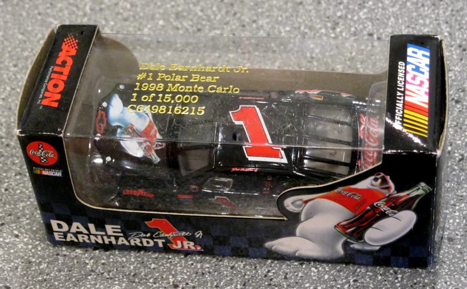 #1 DALE EARNHARDT JR.~1998 ACTION RACING POLAR BEAR NASCAR 1/64 DIECAST CAR~NIB - Image 1 of 1