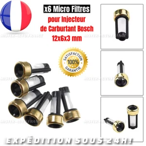 x6 MICRO FILTRE INJECTEUR CARBURANT COMPATIBLE ✅PEUGEOT CITROEN RENAULT DS DACIA - Imagen 1 de 6