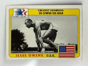 1983 Topps History's Greatest Olympians #49 Jesse Owens