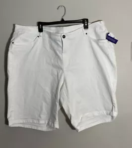 Catherine’s white shorts plus cotton stretch 3x NWT - Picture 1 of 5