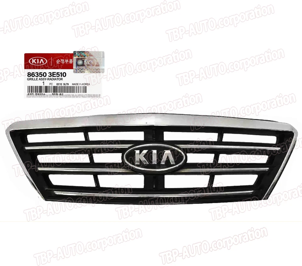 GENUINE ® RADIATOR GRILLE For 2004-2009 KIA SORENTO 863503E510 - Image 1 of 1