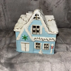 Giftco Inc Victorian Holiday Candle -Ceramic Tealight Candle Holder House *READ - Picture 1 of 19