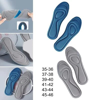 Shoe Insoles, Shock Absorption Arch Support Heel Comfortable Soft Breathable