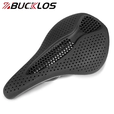 Sillín de bicicleta de carretera BUCKLOS MTB 3D impreso 155 mm carbono cojín de asiento de bicicleta 7*9 mm Foto 1 de 4
