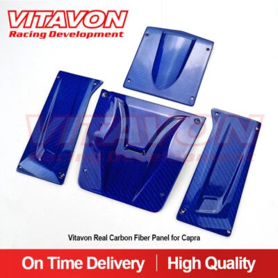 Vitavon Capra Carbon Fiber Panel Set for Axial Capra 1.9 Body AXI230012 Blue - Image 1 of 3